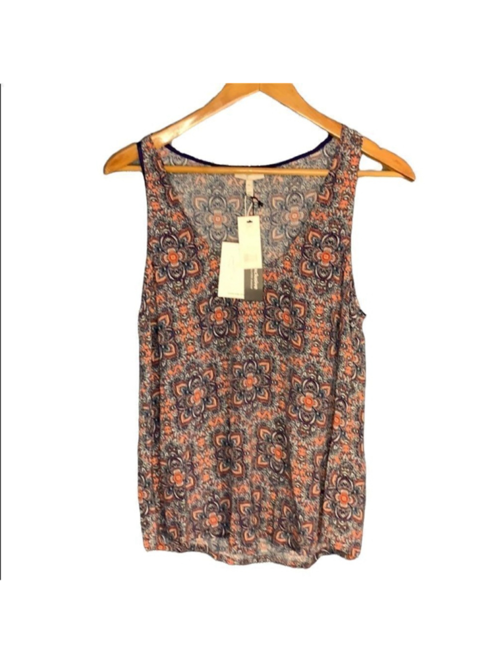 NWT!!! JOIE 100% Silk Tank Sz M - Picture 4 of 7